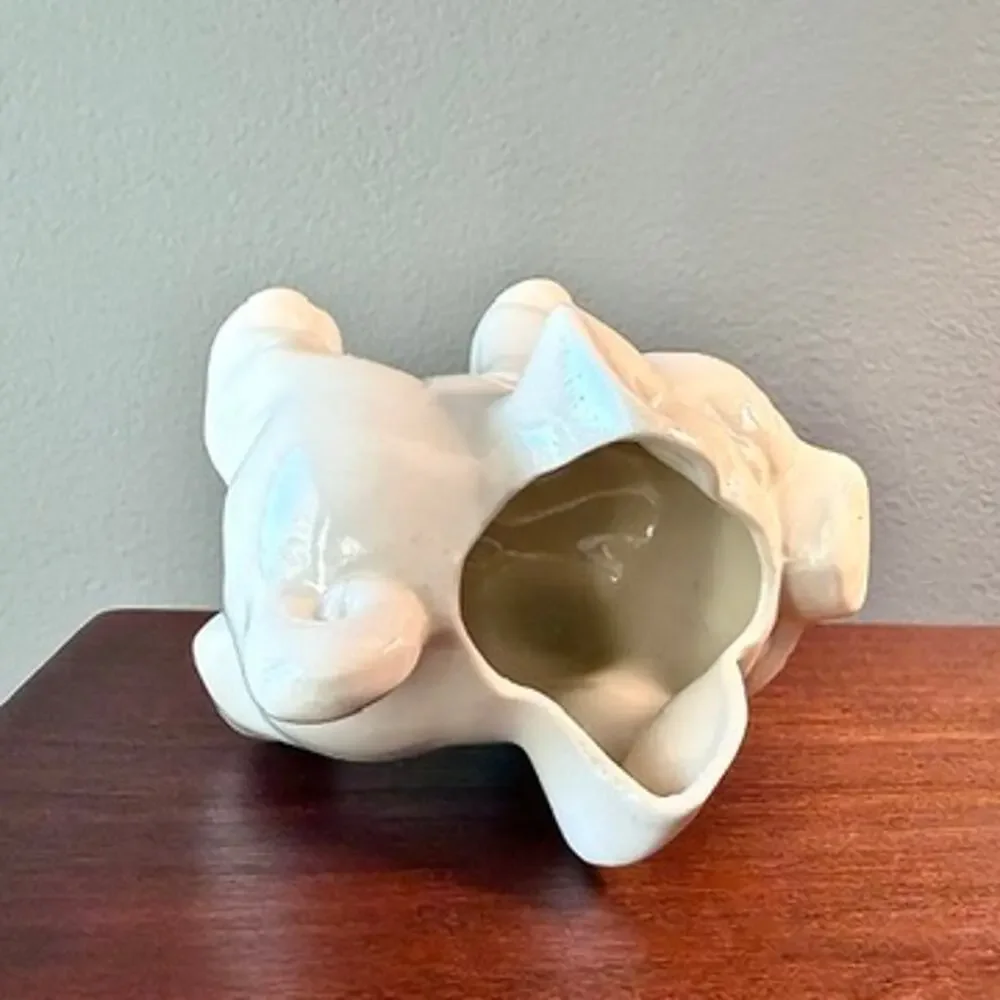 Copied - Shawnee Ceramic Pig Creamer White